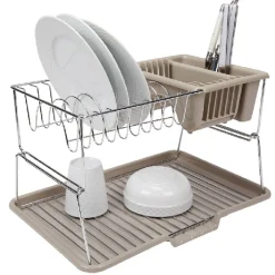 Gifi Entretien Du Linge|Égouttoir 2 en 1 récupérateur d'eau et étagère de cuisine