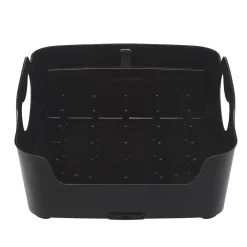 Gifi Entretien Du Linge|Égouttoir à vaisselle 3 compartiments noir