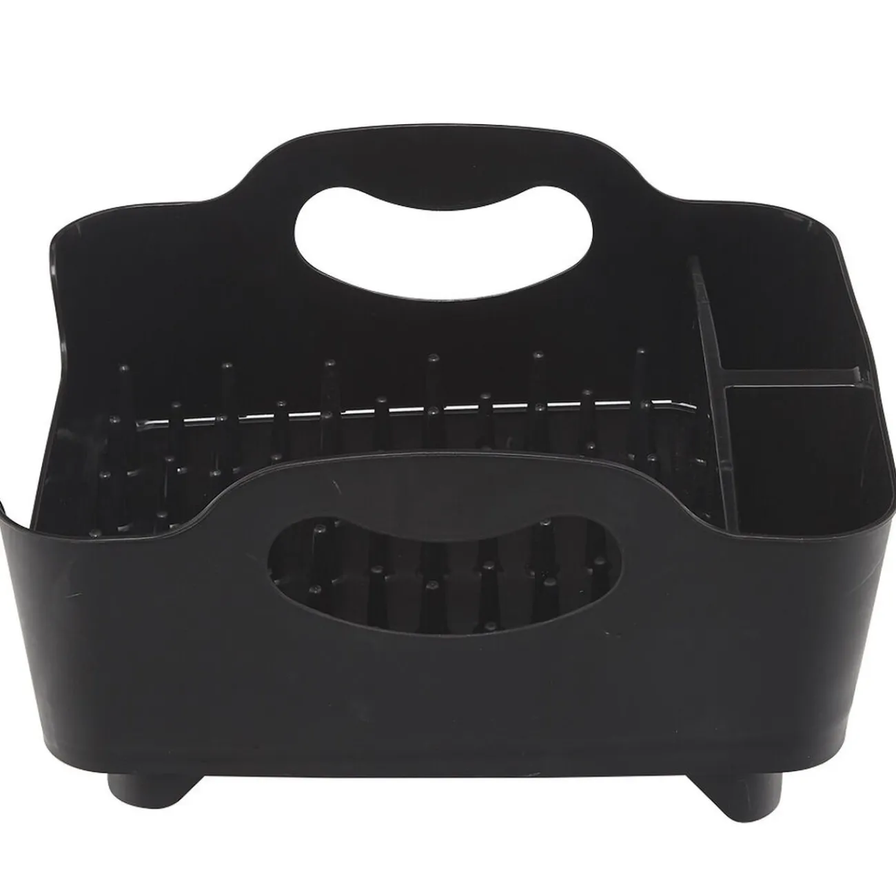 Gifi Entretien Du Linge|Égouttoir à vaisselle 3 compartiments noir