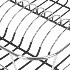 Gifi Égouttoir à vaisselle gris et noir