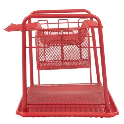 Gifi Égouttoir à vaisselle métallique rouge