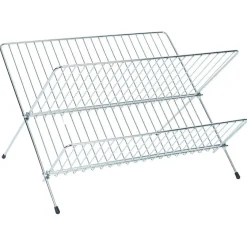 Gifi Égouttoir pliable en métal gris 36x31xH22cm