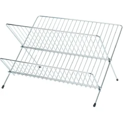 Gifi Égouttoir pliable en métal gris 36x31xH22cm