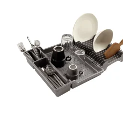 Gifi Égouttoir pliable gris 35x30/50xH7 cm