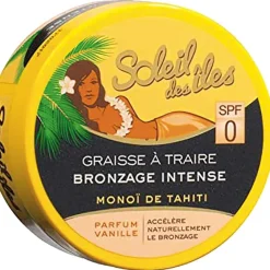 Gifi Beauté^Graisse à traire bronzage intense Monoï de Tahiti parfum coco SPF0