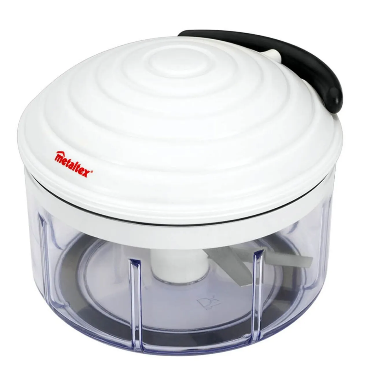 Gifi Hachoir manuel multiusage transparent couvercle blanc 500 ml