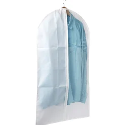 Gifi Rangement|Housse de protection vêtements blanc
