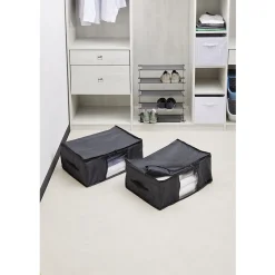 Gifi Rangement|Housse de rangement noire x2