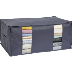 Gifi Entretien Du Linge|Housse de rangement pour vêtements Gris - L65 x l45 x H27 cm