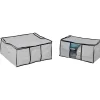 Gifi Rangement|Housse de rangement x3 avec housse vide air x3