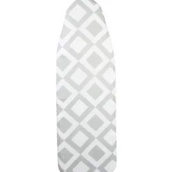 Gifi Entretien Du Linge|Housse de table à repasser design graphique blanc gris 135x45 cm