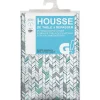 Gifi Entretien Du Linge|Housse de table à repasser design graphique vert gris 140x55 cm