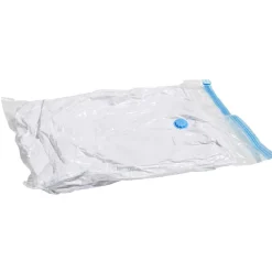 Gifi Rangement|Housse sous vide transparente embout bleu