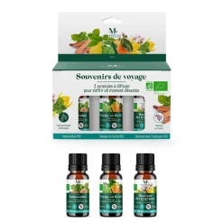 Gifi Bien-Être^Huile essentielle synergie kit souvenir de voyage x3