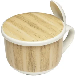 Gifi Jumbo en faïence avec couvercle et cuillère