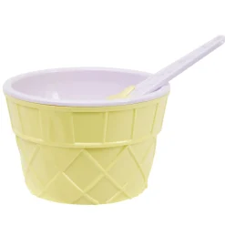 Gifi Kit à glace bol et cuillère x3