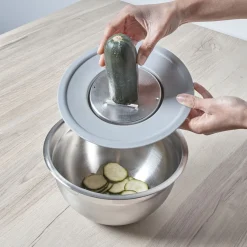 Gifi Kit bol mixeur avec accessoires de découpe inox