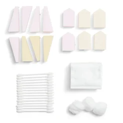 Gifi Rangement|Kit cosmétique 95 pièces avec boîte de rangement 15x10xH10cm