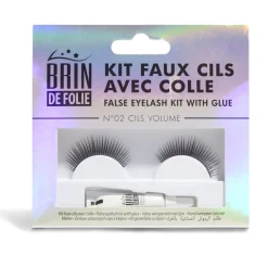 Gifi Beauté^Kit faux cils magnétiques Brin de Folie N°01 longueur infinie noir