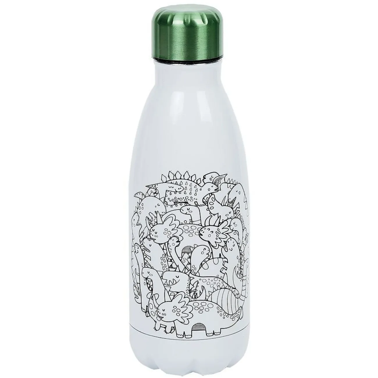 Gifi Kit gourde isotherme 350mL à colorier avec 6 marqueurs