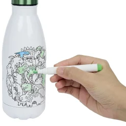 Gifi Kit gourde isotherme 350mL à colorier avec 6 marqueurs