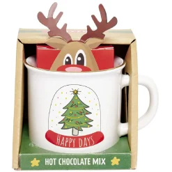 Gifi Kit mug de Noël préparation chocolat chaud