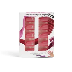 Gifi Beauté^Kit papillotes clips pour ongles