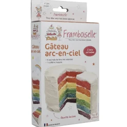 Gifi Kit préparation gâteau arc-en-ciel