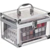 Gifi Beauté^Kit vanity cosmétique transparent et gris