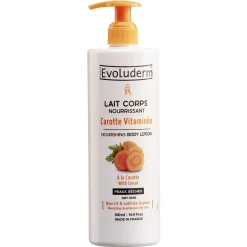 Gifi Beauté^Lait corps nourrissant Evoluderm carotte vitaminée 500 ml