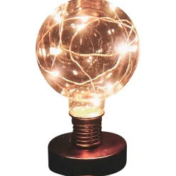 Gifi Ampoule^Lampe ampoule transparent et cuivre