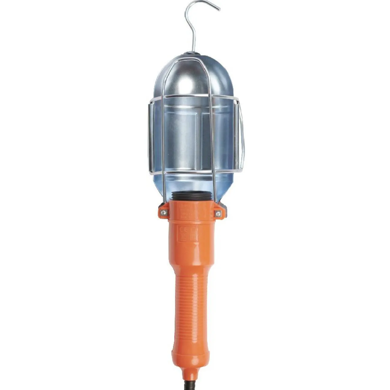 Gifi Aménagement Atelier^Lampe baladeuse de chantier avec crochet rotatif en métal