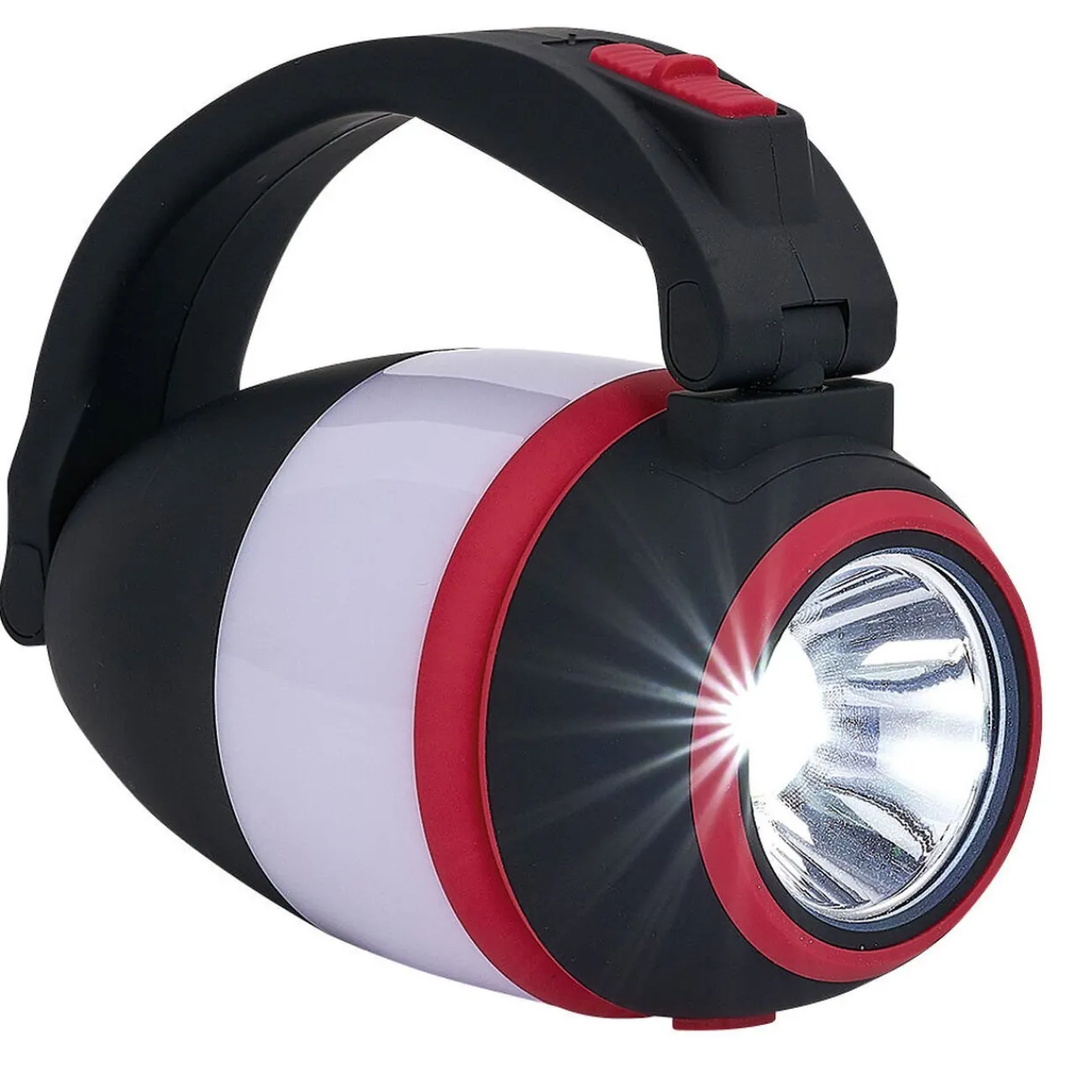 Gifi Aménagement Atelier^Lampe brico pliable 3en1 noir rouge blanc