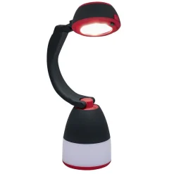 Gifi Aménagement Atelier^Lampe brico pliable 3en1 noir rouge blanc