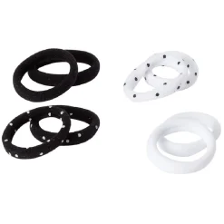 Gifi Beauté^Élastique en mousse noir et blanc x8