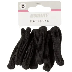 Gifi Beauté^Élastique en mousse noir épais x8