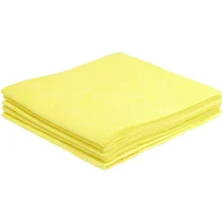 Gifi Nettoyage Et Entretien|Lavette synthétique viscose jaune 34x35cm x5