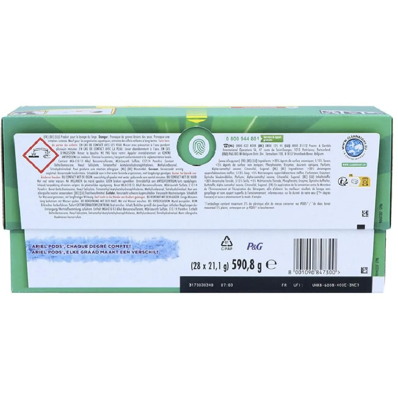 Gifi Entretien Du Linge|Lessive Ariel 28 capsules All in 1