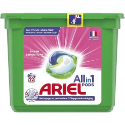 Gifi Entretien Du Linge|Lessive Ariel Pods Fresh sensation en dosette x22
