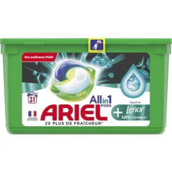 Gifi Entretien Du Linge|Lessive Ariel Pods Unstoppables Lenor en dosette x31