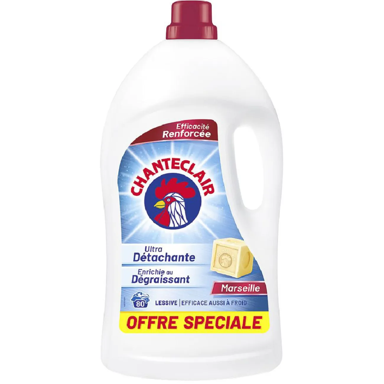 Gifi Entretien Du Linge|Lessive Chanteclair au savon de marseille 80 lavages - 4L