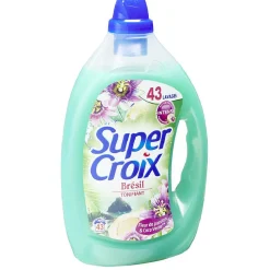 Gifi Entretien Du Linge|Lessive liquide Super Croix Fleur passion Coco verde 43lavages 2,15L