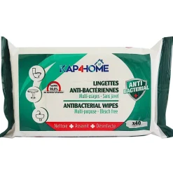 Gifi Nettoyage Et Entretien|Lingette anti-bacteriennes multi-usage sans javel x40