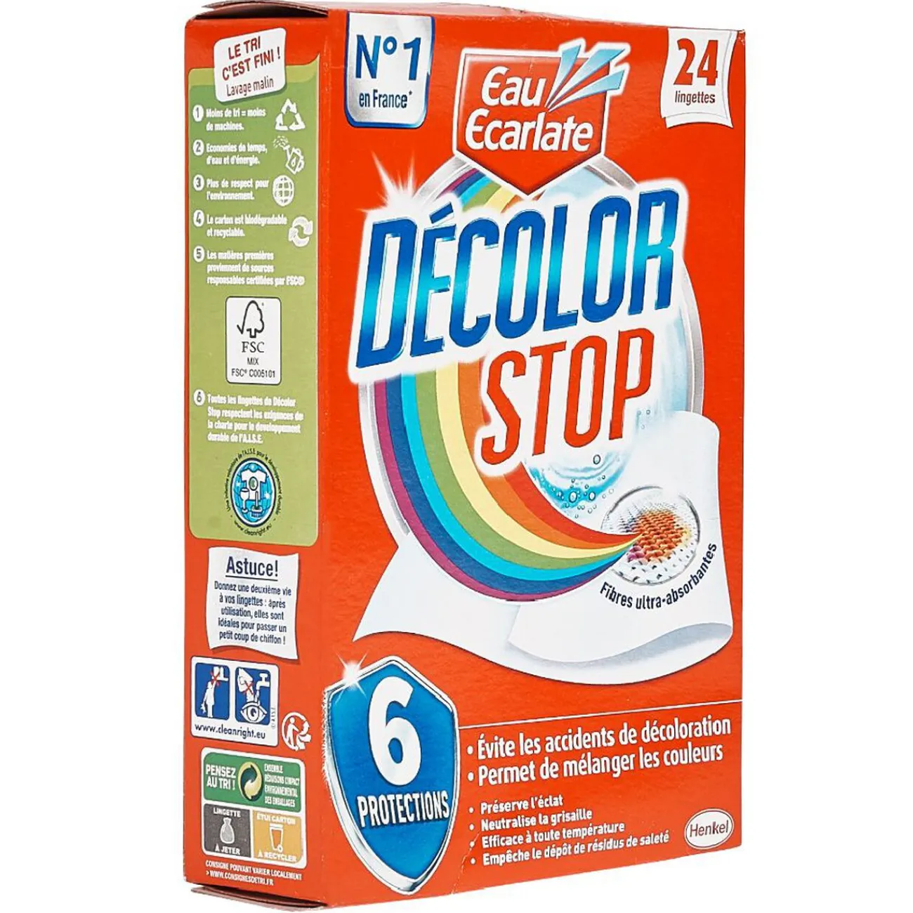 Gifi Entretien Du Linge|Lingette décolor stop x20