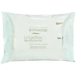 Gifi Beauté^Lingette démaquillante Byphasse peaux sensibles x20