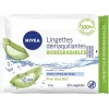 Gifi Bien-Être^Lingette nettoyante Nivea Aloe Vera visage et yeux x25