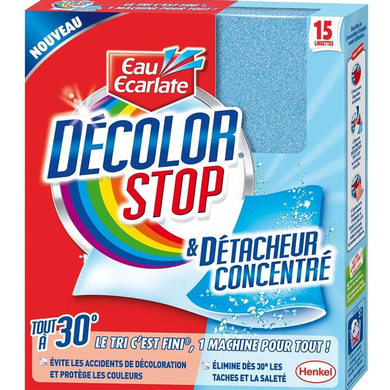 Gifi Entretien Du Linge|Lingettes Décolor Stop x15