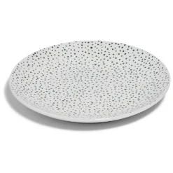 Gifi Lot de 4 assiettes à dessert rondes porcelaine Ø19 cm