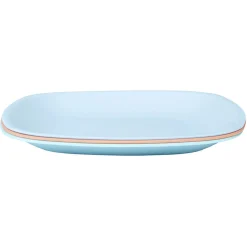 Gifi Lot de 3 assiettes colorées en plastique rigide