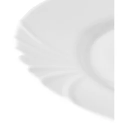 Gifi Lot de 6 assiettes plates Luminarc Opal Cadix